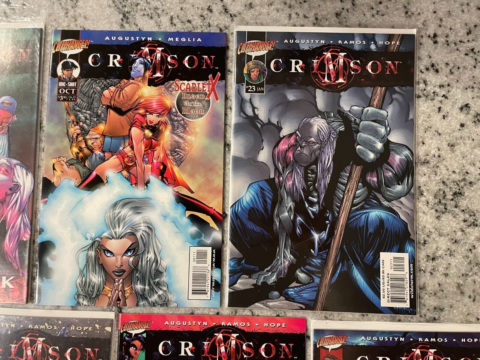 7 Crimson Image Cliffhanger Comic Books # 4 5 7 20 23 + One Shot