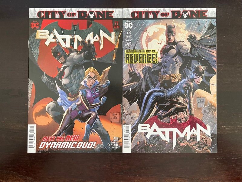 Batman #77 2nd print 78 DC 2019 NM 9.4