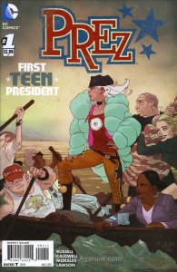 Prez (2nd Series) #1 VF ; DC | Mark Russell First Teen President
