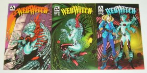 WebWitch #0 & 1-2 VF/NM complete series - avatar press bad girl comics set lot 2