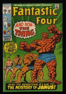 Fantastic Four #107 FN- 5.5 Marvel Comics