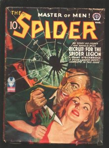 Spider 3/1943-Popular--Recruit For the Spider Legion-Cover art by Rafael De...