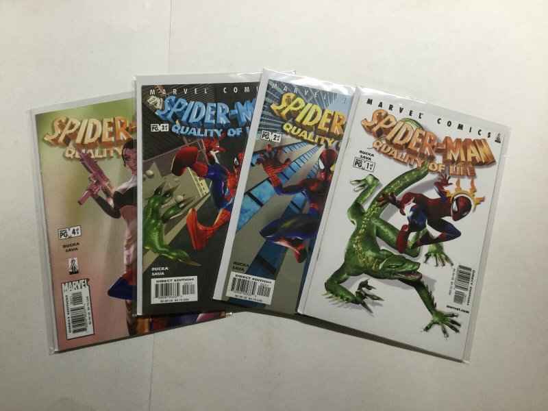 Spider-Man Quality Of Life 1-4 1 2 3 4 Lot Run Set Near Mint Nm Marvel