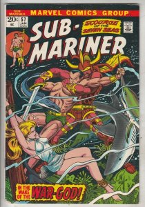 Sub-Mariner #57 (Jan-73) VF High-Grade Sub-Mariner (Prince Namor)