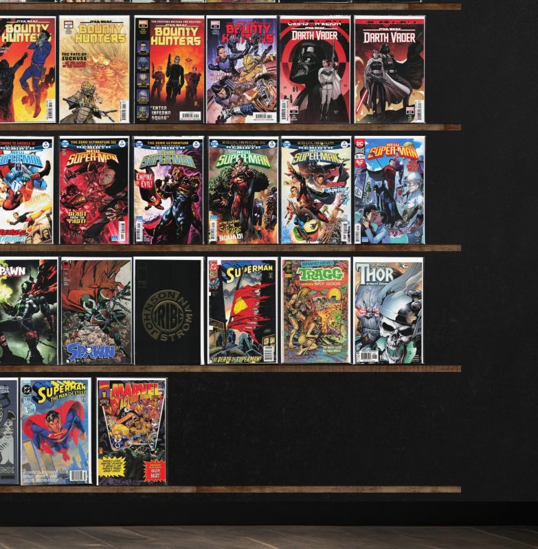 Huge Lot 170+ Comics with Avengers, New Super Man, Star Trek & More!