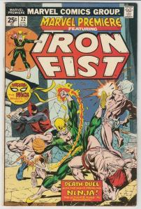 Marvel Premier #22 Iron Fist strict VF/NM 9.0 High-Grade   Appear - The Ninja