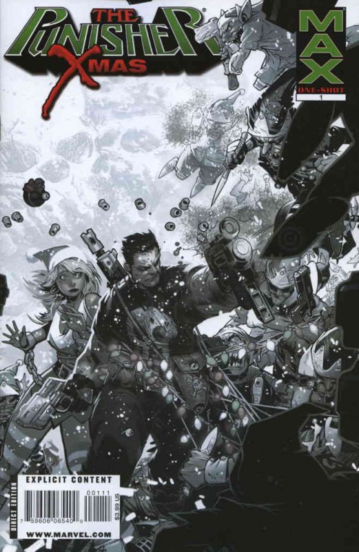 Punisher (7th Series) Xmas #1 VF ; Marvel | MAX Christmas Jason Aaron