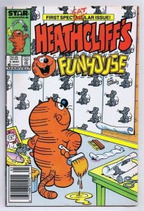 Heathcliff Funhouse #1 ORIGINAL Vintage 1987 Marvel Comics