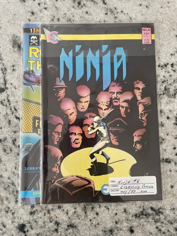 2 Eternity Comic Books Ninja # 6 + Robotech 2 The Sentinels # 1 VF/NM 10 J841