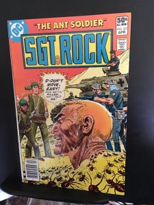 Sgt. Rock #351 (1981) Buried alive, Kubert cover wow! High-Grade NM-