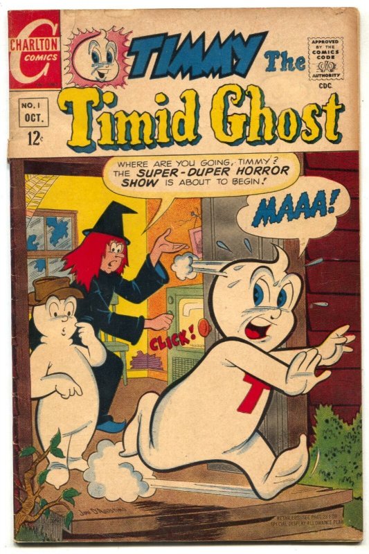 Timmy The Timid Ghost #1 1967-1st issue--humorous ghosts-VG 