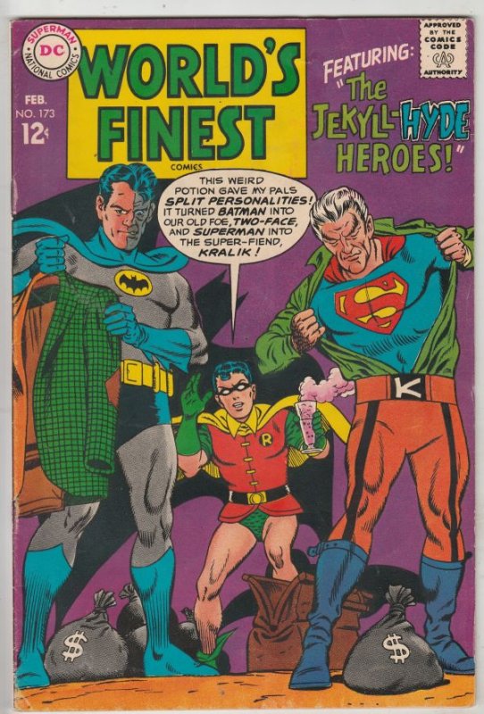 World's Finest #173 (Feb-68) VF+ High-Grade Superman, Batman, Robin