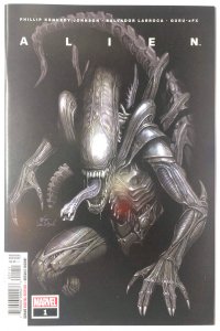 Alien #1 (9.4, 2021) 1st cameo app of the Alpha Alien, 1st Published Marvel 