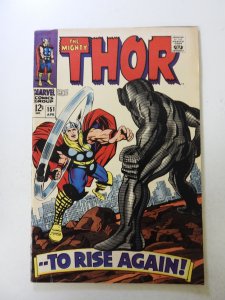 Thor #151 (1968) FN- condition stains back cover