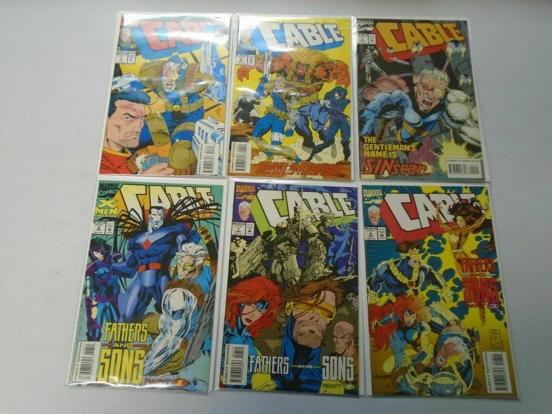 Cable comic lot (1st series) 12 diff from:#3-50 8.0 VF (1993-98)