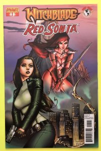 WITCHBLADE RED SONJA 1 ALE GARZA COVER DYNAMITE 2012
