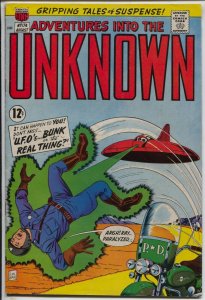 Adventures Into The Unknown #174 1967-final issue-UFO-motorcycle-FN