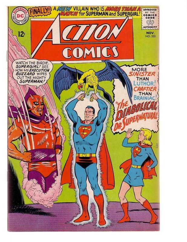 ACTION COMICS #330 1965-SUPERMAN-EXECUTION BUZZARD!! DC VF