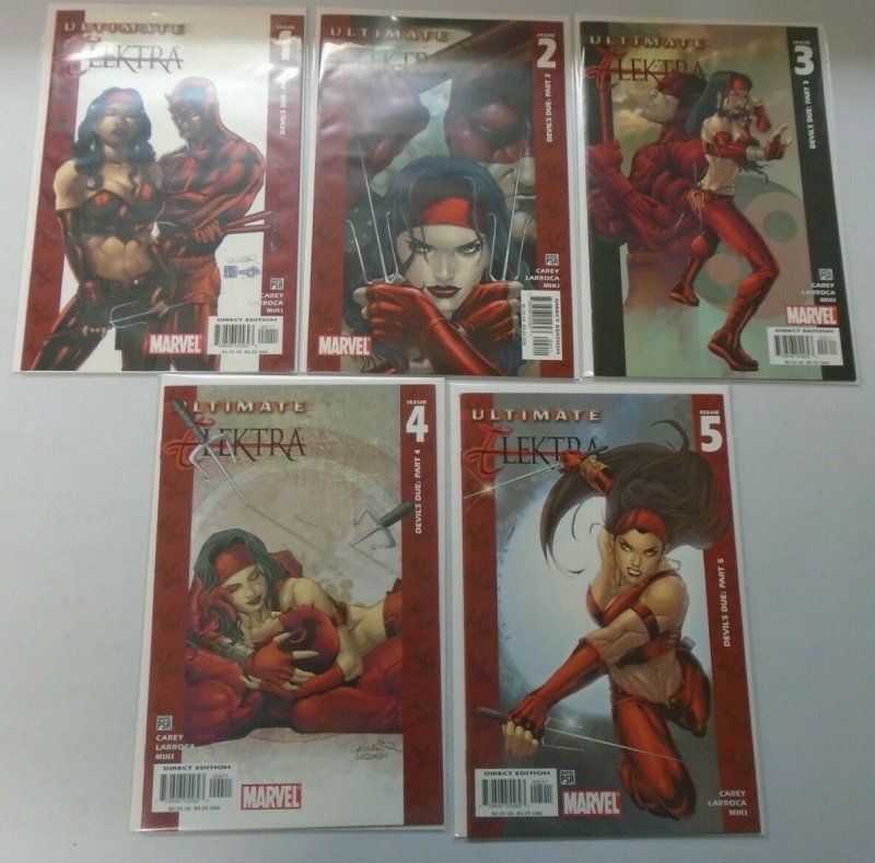 Ultimate Elektra set #1-5 8.0/VF (2004) 