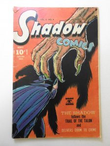 Shadow Comics #57 (1945) VG Condition! 2 centerfold wraps detached bottom staple