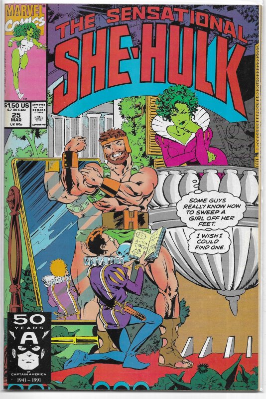 Sensational She-Hulk (1989) #25 FN Furman/Hitch, Hercules