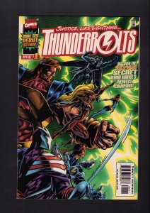 Thunderbolts #1 - MARK BAGLEY COVER ART! (8.0/8.5) 1997