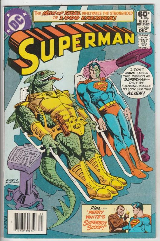 Superman #366 (Dec-81) VF/NM High-Grade Superman