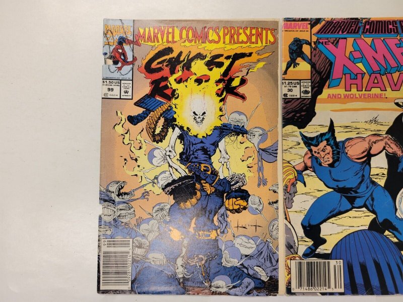 2 Marvel Comics #99 Ghost Rider + #30 Havok and Wolverine 22 TJ45