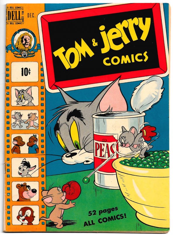 TOM AND JERRY COMICS #65 (Dec 1949) 6.0 FN • Great Harvey Eisenberg Artwork!