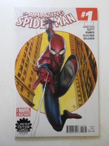 The Amazing Spider-Man #1 Limited Edition Comix Cover (2014) NM Condition!