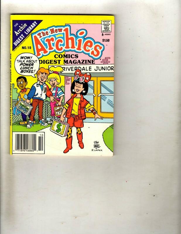 Lot of 8 Archie Digest Library Pocket Books #1 2 6 8 10 11 12 13 WS15