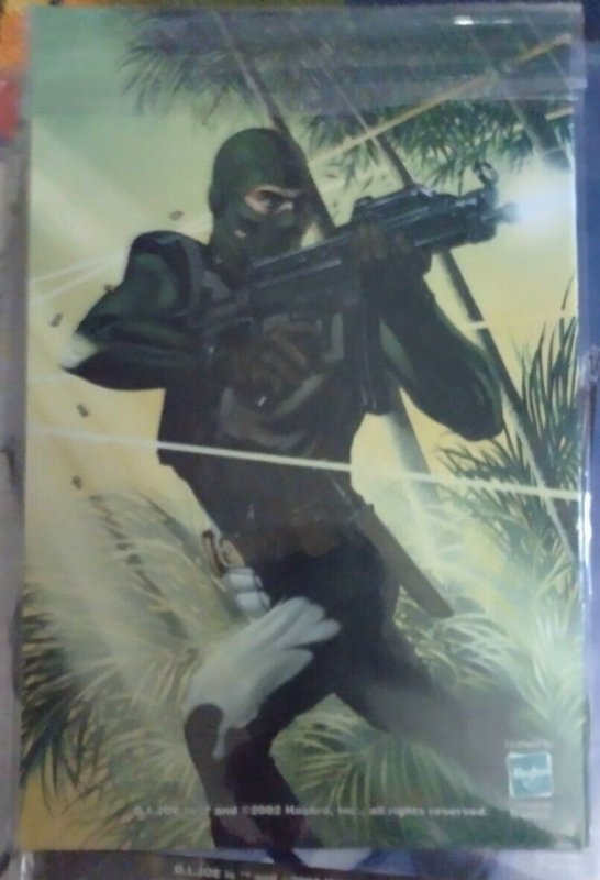 GI JOE A REAL AMERICAN HERO # 7  2002 IMAGE  SNAKE EYES painted cvr g.i. joe
