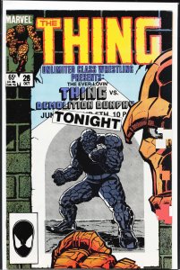 The Thing #28 (1985) The Thing [Key Issue]