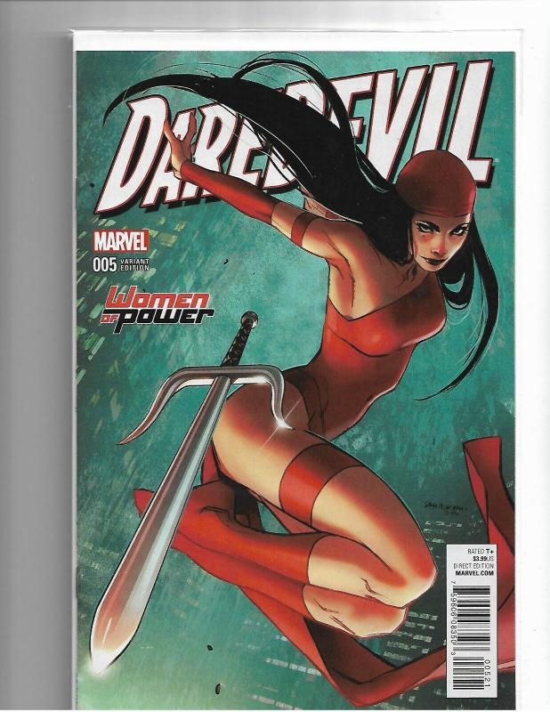 DAREDEVIL #5 - WOP VARIANT - NM/NM+ HTF VARIANT