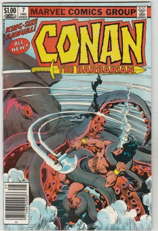 Conan the Barbarian King-Size #7 (Jan-82) VF/NM High-Grade Conan the Barbarian