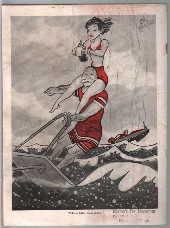 Ha Ha! #4 9/1942-pin-up girl cover-Boltinoff-Machamer-spicy cartoons-VG+