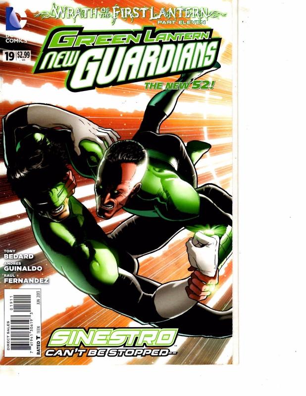 Lot Of 2 DC Comic Books Green Lantern New Guardians #19 and Girfter #0 MS20