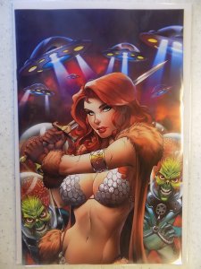 MARS ATTACKS/ RED SONJA # 1 ALAN QUAH EXCLUSIVE VIRGIN COVER LIMITED