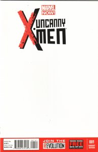 Uncanny X-Men #1 Blank Cover (2013) X-Men