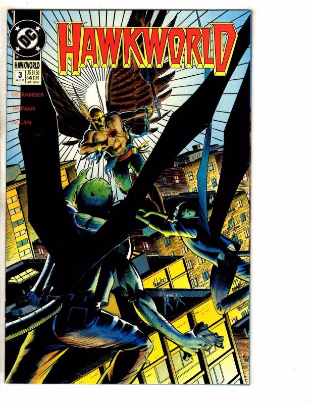 Lot Of 10 Hawkworld DC Comic Books # 1 2 3 4 5 6 7 8 9 10 Hawkman Batman PP5