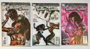 Wonder Woman 1 - 3 Blackest Night Complete Set DC Comics 2010 Series Unread NM