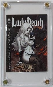Lady Death Little Naughty #1 NM Baseball card sized mini comic