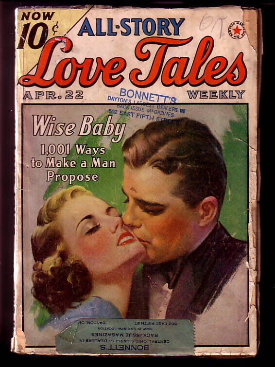 ALL-STORY LOVE TALES 1939 APR 22 ROMANCE G