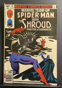 Marvel Team-Up #94 (1980) Spider-Man & The Shroud VG Newsstand Variant