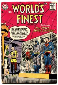 WORLD'S FINEST #91-1957-DC-BATMAN SUPERMAN-ROBIN-BATWOMAN