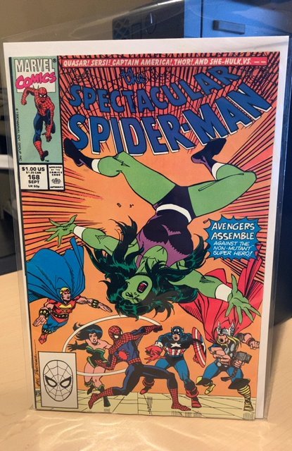 The Spectacular Spider-Man #168 Direct Edition (1990) 8.5 VF+