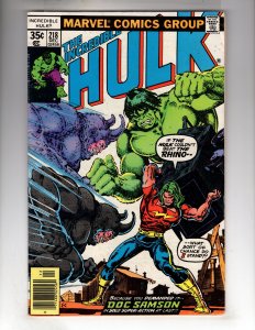 The Incredible Hulk #218 (1977)    / ID#NN