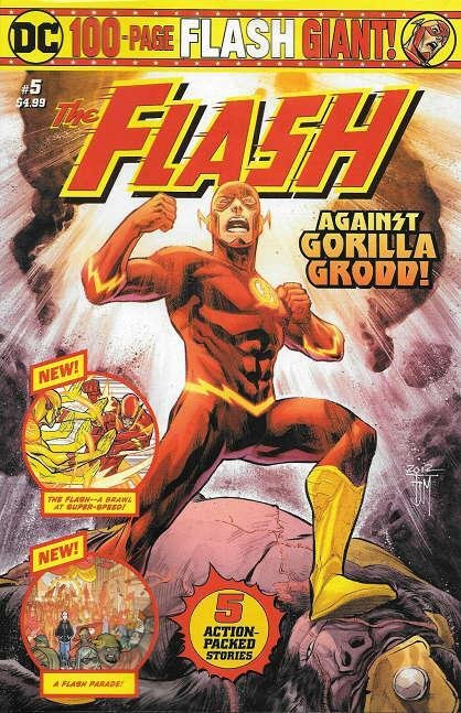 DC 100-PG GIANT: THE FLASH #05 (2019) FRANCIS MANAPUL | MASS MARKET (WALMART)