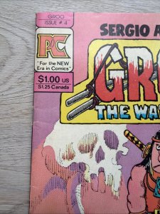 Groo The Wanderer #4 Pacific Comics Signed No Coa