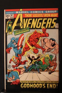 The Avengers #97 (1972) Mid-High-Grade FN+ Rick Jones aka Captain Marvel Wow!